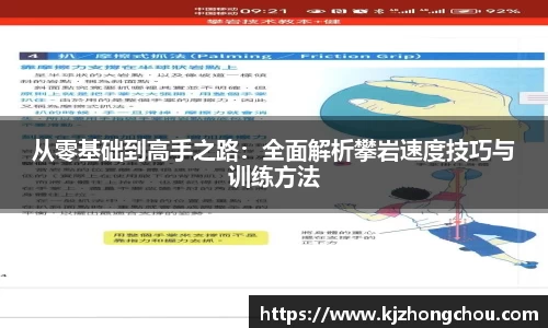 从零基础到高手之路：全面解析攀岩速度技巧与训练方法